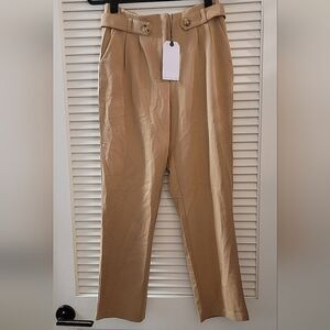 Potter's Pot - (NWT) Tan Business Casual Office Pants With Front Pockets